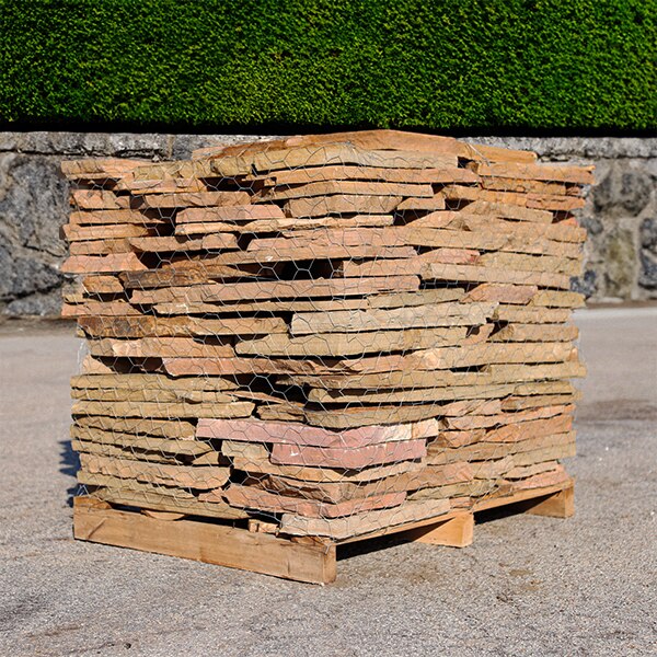 Brown flagstone sold by the pallet